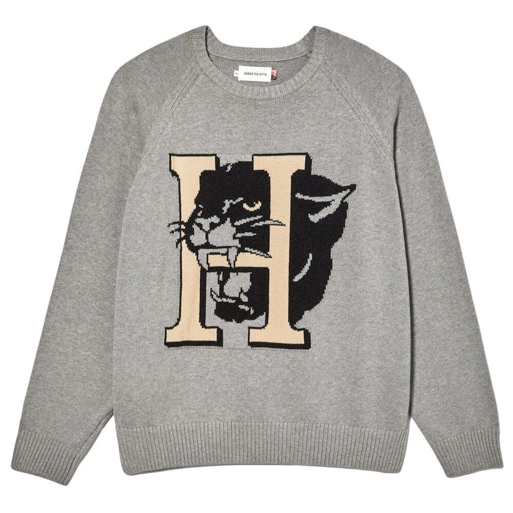 Honor The‎ Gift Mens XL Grey Mascot Sweater NEW WITH TAGS